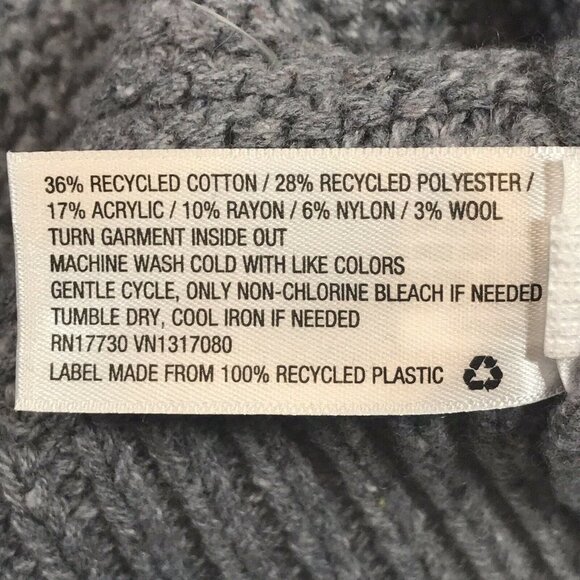 Universal Thread Womens Size Medium Sweater Turtle Neck Gray Purple New - Picture 4 of 12